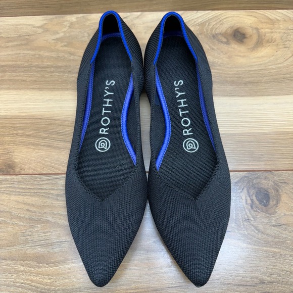 Roth Black Flats for Women - Picture 4 of 11